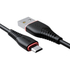 Kép 1/2 - USB-Micro USB kábel Vipfan Anti-Break X01, 3A, 1m (fekete)