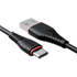 Kép 1/2 - USB-USB-C kábel Vipfan Anti-Break X01, 3A, 1m (fekete)