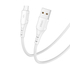 Kép 2/4 - USB és Micro USB kábel Vipfan Colorful X12, 3A, 1m (fehér)