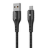 Kép 1/3 - USB és Micro USB kábel Vipfan Colorful X13, 3A, 1.2m (fekete)