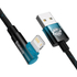 Kép 2/5 - Baseus MVP 2 Lightning 1m 20W cable - (black-blue)
