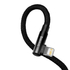Kép 3/5 - Baseus USB-C to Lightning MVP 20W 1m Cable (Black)