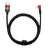 Kép 1/5 - Baseus USB-C to Lightning MVP 20W 1m Cable (Black-red)