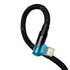 Kép 3/5 - Baseus USB-C to Lightning MVP 20W 1m Cable (Black-blue)