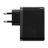 Kép 3/8 - Baseus GaN USB-C + USB fali töltő, 100W + 1m kábel (fekete)