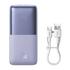 Kép 7/9 - Baseus Bipow Pro Powerbank 10000mAh, 2xUSB, USB-C, 20W (lila)