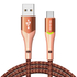 Kép 1/3 - USB to USB-C Mcdodo Magnificence CA-7962 LED cable, 1m (orange)