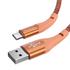 Kép 3/3 - USB to USB-C Mcdodo Magnificence CA-7962 LED cable, 1m (orange)