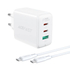 Kép 3/3 - Wall Charger Acefast A13 PD 65W, 2x USB-C + USB (white)