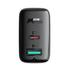 Kép 2/4 - Wall Charger Acefast A5 PD32W, USB + USB-C (black)