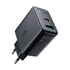 Kép 3/4 - Wall Charger Acefast A5 PD32W, USB + USB-C (black)