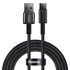 Kép 1/8 - Baseus Tungsten Gold USB - USB-C Kábel, 100W, 1m (fekete)