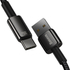 Kép 3/8 - Baseus Tungsten Gold USB - USB-C Kábel, 100W, 1m (fekete)