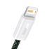 Kép 2/5 - Baseus Dynamic 2 USB - Lightning töltőkábel, 2.4A, 2m (zöld)