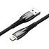 Kép 4/6 - Baseus Glimmer USB - Lightning töltőkábel, 2.4A, 2m (fekete)
