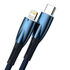 Kép 3/5 - Baseus Glimmer USB-C - Lightning töltőkábel, 20W, 1m (kék)