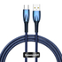 Kép 1/5 - Baseus Glimmer USB - USB-C töltőkábel, 100W, 1m (kék)