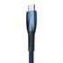 Kép 3/5 - Baseus Glimmer USB - USB-C töltőkábel, 100W, 1m (kék)