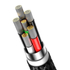 Kép 5/5 - Baseus Glimmer USB - USB-C töltőkábel, 100W, 2m (fekete)