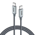 Kép 1/3 - Cable USB-C do USB-C Choetech, PD100W 1.8m (grey)