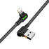 Kép 3/3 - USB to Lightning cable, Mcdodo CA-4673, angled, 1.8m (black)