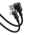 Kép 3/4 - USB to Lightning cable, Mcdodo CA-7510, angled, 1.2m (black)